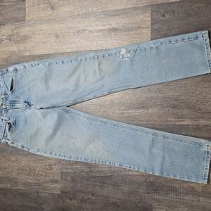 Carhartt Jeans Men's 32x36 (Fits 32x34) Distressed Vintage Light Wash